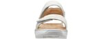 kvinner flores beige metallic Joya B66Z78 - Bilde 2